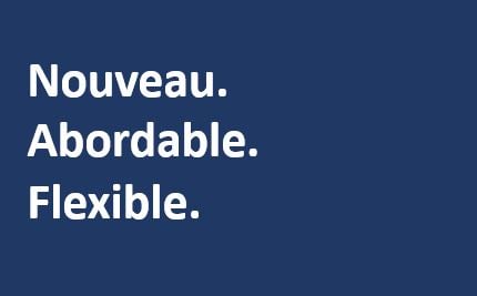 NouveauAbordableFlexible